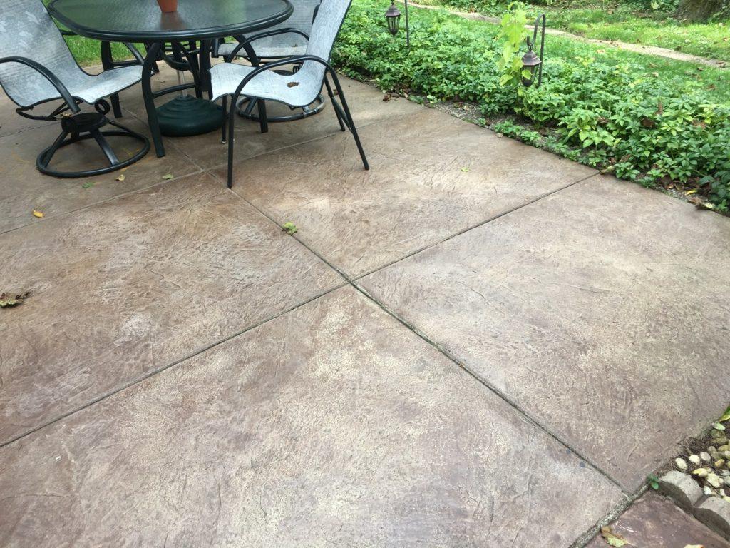 Concrete Floor Coverings -Outdoor Stained Concrete